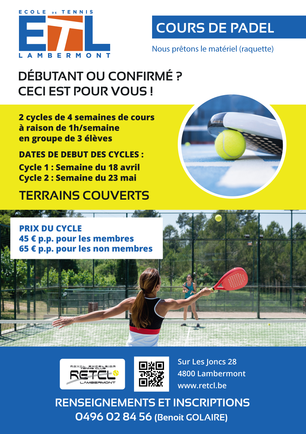 Cours Padel
